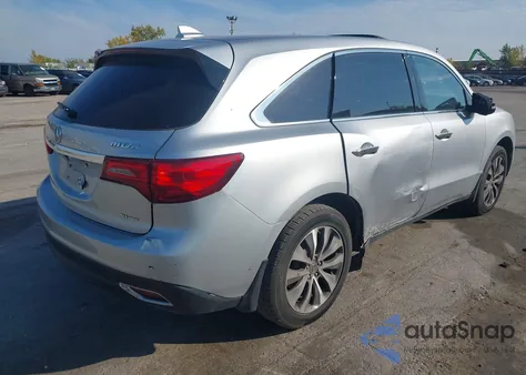 2015 Acura Mdx Technology Package z USA, uszkodzony, nr VIN 5FRYD4H42FB031684